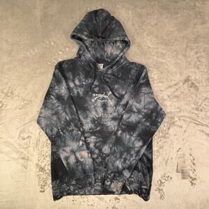 Melodie Reasons Rose Black Tie Dye Hoodie men’s size medium